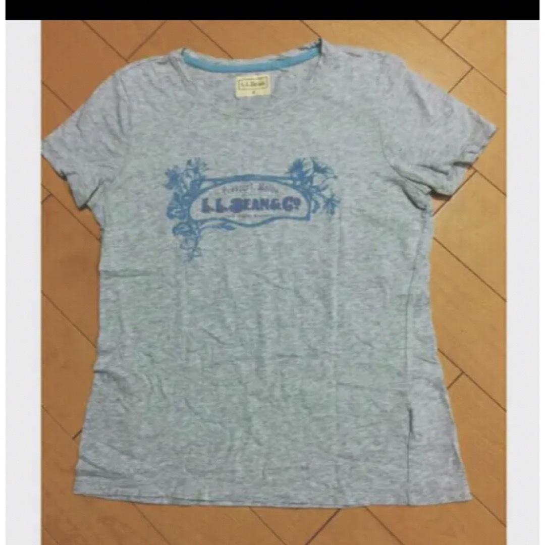 L.L.Bean(エルエルビーン)のLLbeanグレーコットンT レディースのトップス(Tシャツ(半袖/袖なし))の商品写真