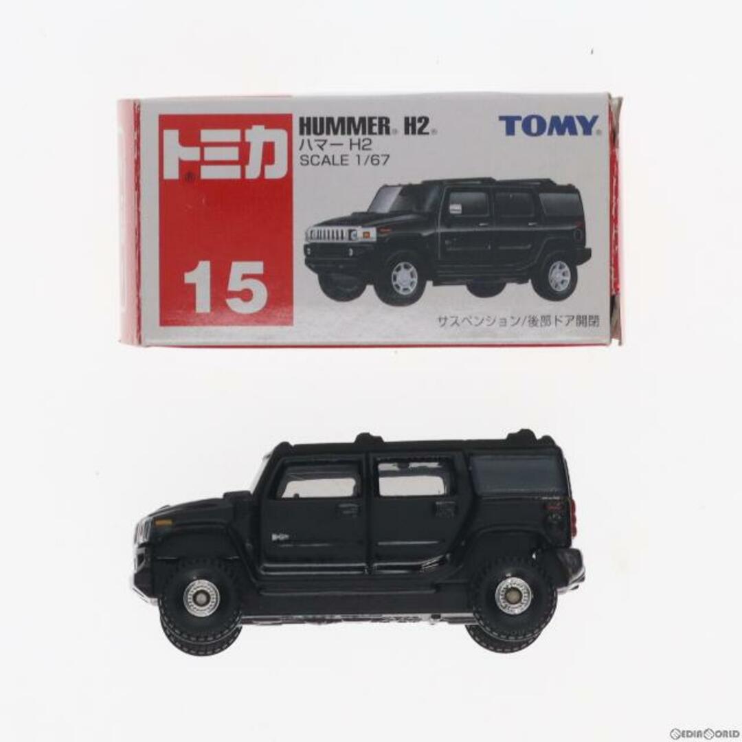 超歓迎超歓迎トミカ No.15 67 ハマーH2(ブラック 赤箱 中国製 TOMY青字) 完成品 ミニカー タカラトミー ミニカー 