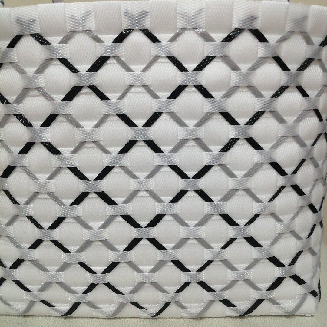 プラカゴバッグ　ハンドメイド レディースのバッグ(かごバッグ/ストローバッグ)の商品写真