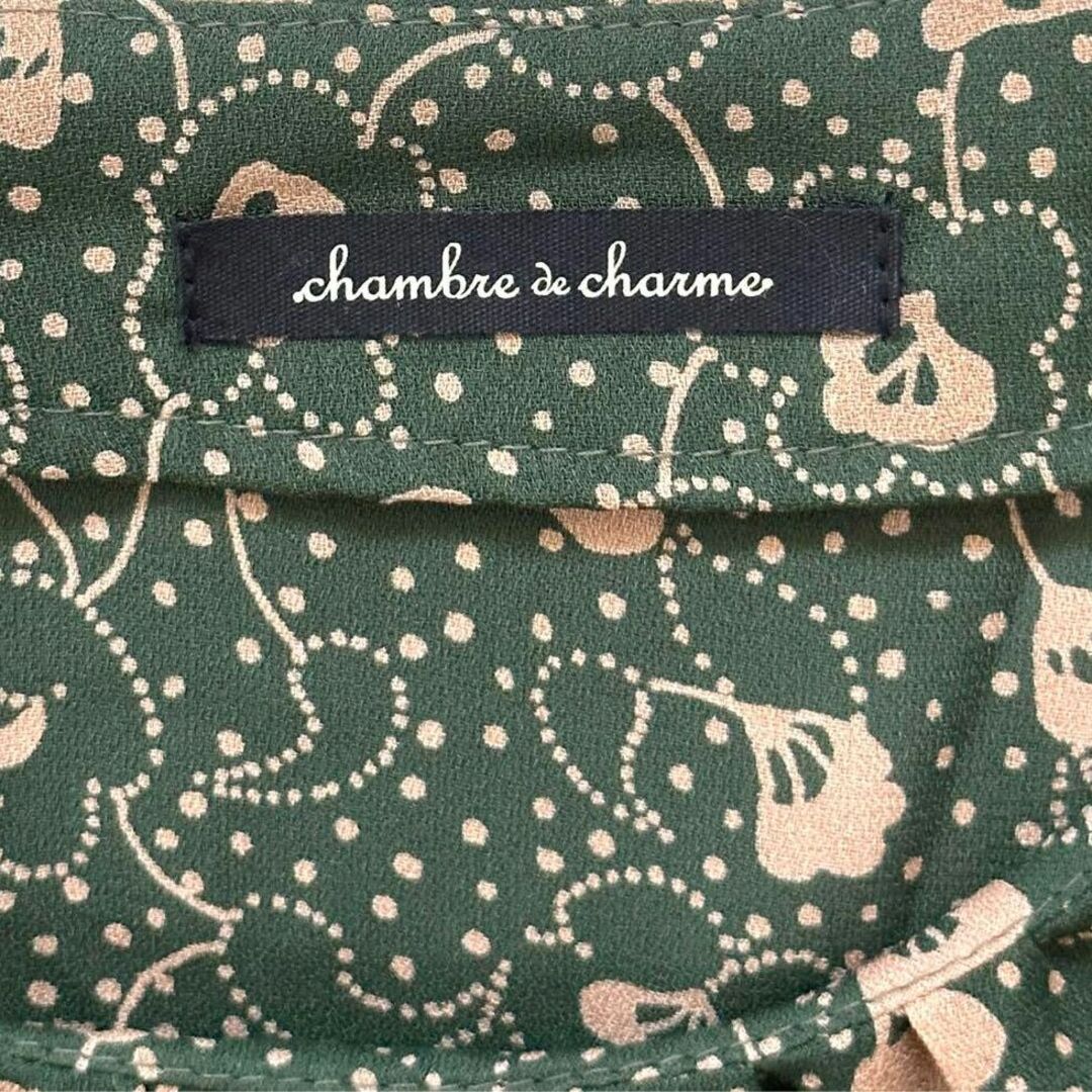 chambre de charme(シャンブルドゥシャーム)のchambre de charme　花柄ワンピース レディースのワンピース(ひざ丈ワンピース)の商品写真