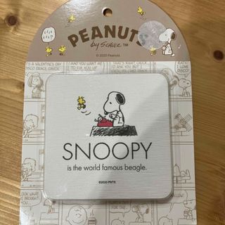 スヌーピー(SNOOPY)のスヌーピー　珪藻土　スクエア　コースター　(テーブル用品)