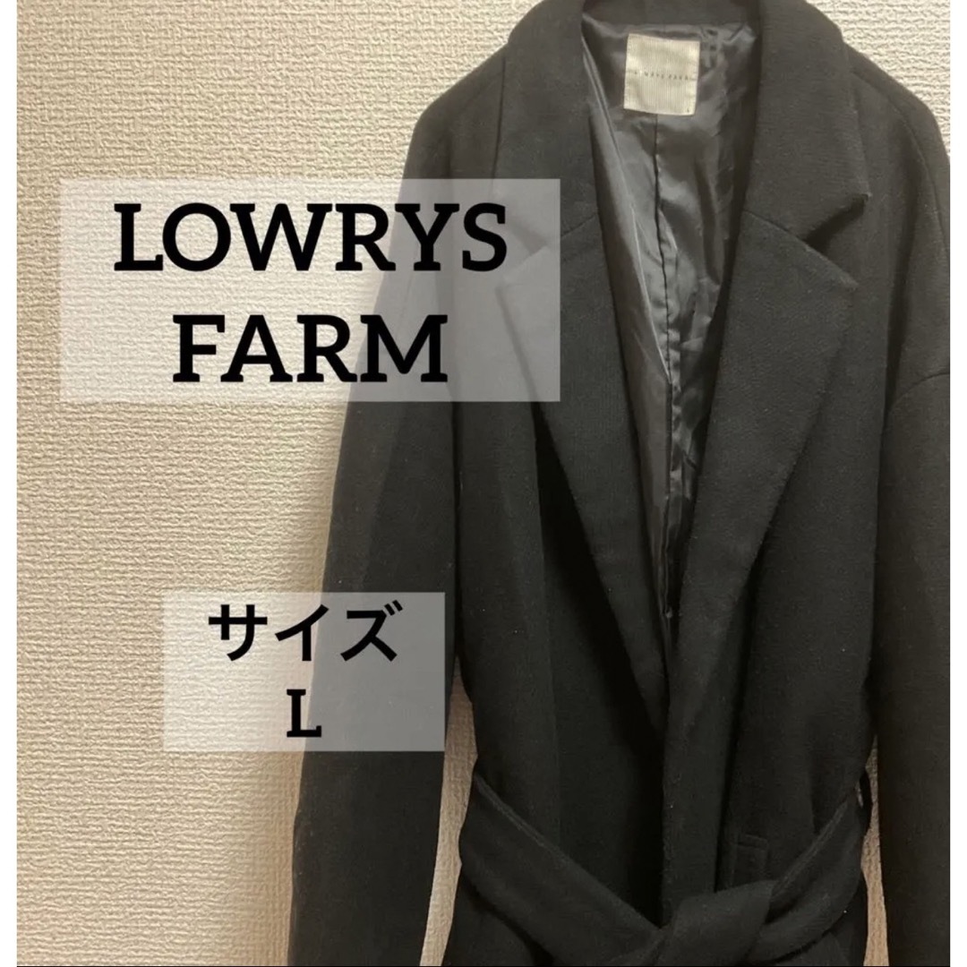 LOWRYS FARM - ローリーズファーム ロングコート ウール ナイロン