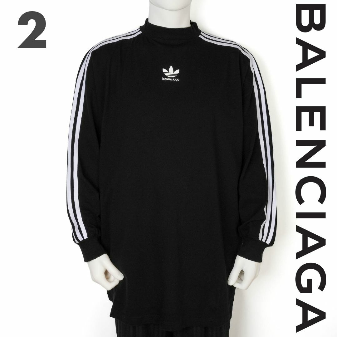 新品 BALENCIAGA / ADIDAS ロングスリーブTシャツ 2