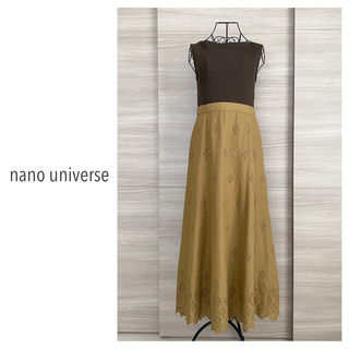 ナノユニバース(nano・universe)のnanouniverse ナノユニバース　カットワークレースドッキングワンピース(ロングワンピース/マキシワンピース)