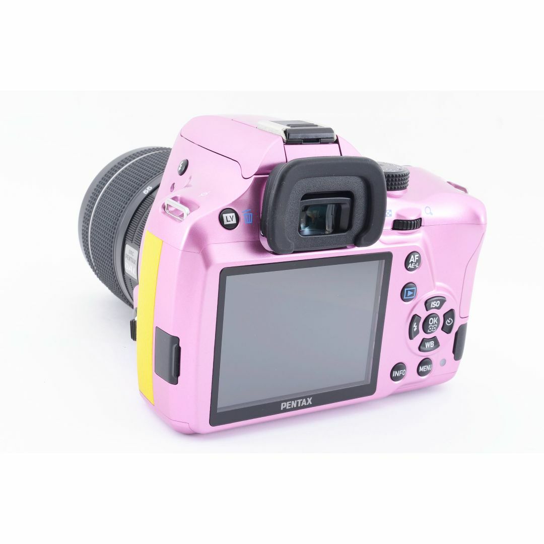 【美品】ペンタックス PENTAX K-50+レンズキット イエロー&ピンク