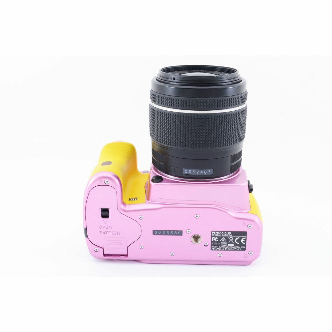 PENTAX 【美品】ペンタックス PENTAX K-50+レンズキット イエローピンクの通販 by funky4go's shop｜ペンタックス ならラクマ