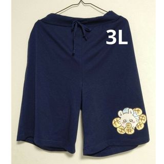 モモンガ ハーフパンツ 3L ネイビー(ハーフパンツ)