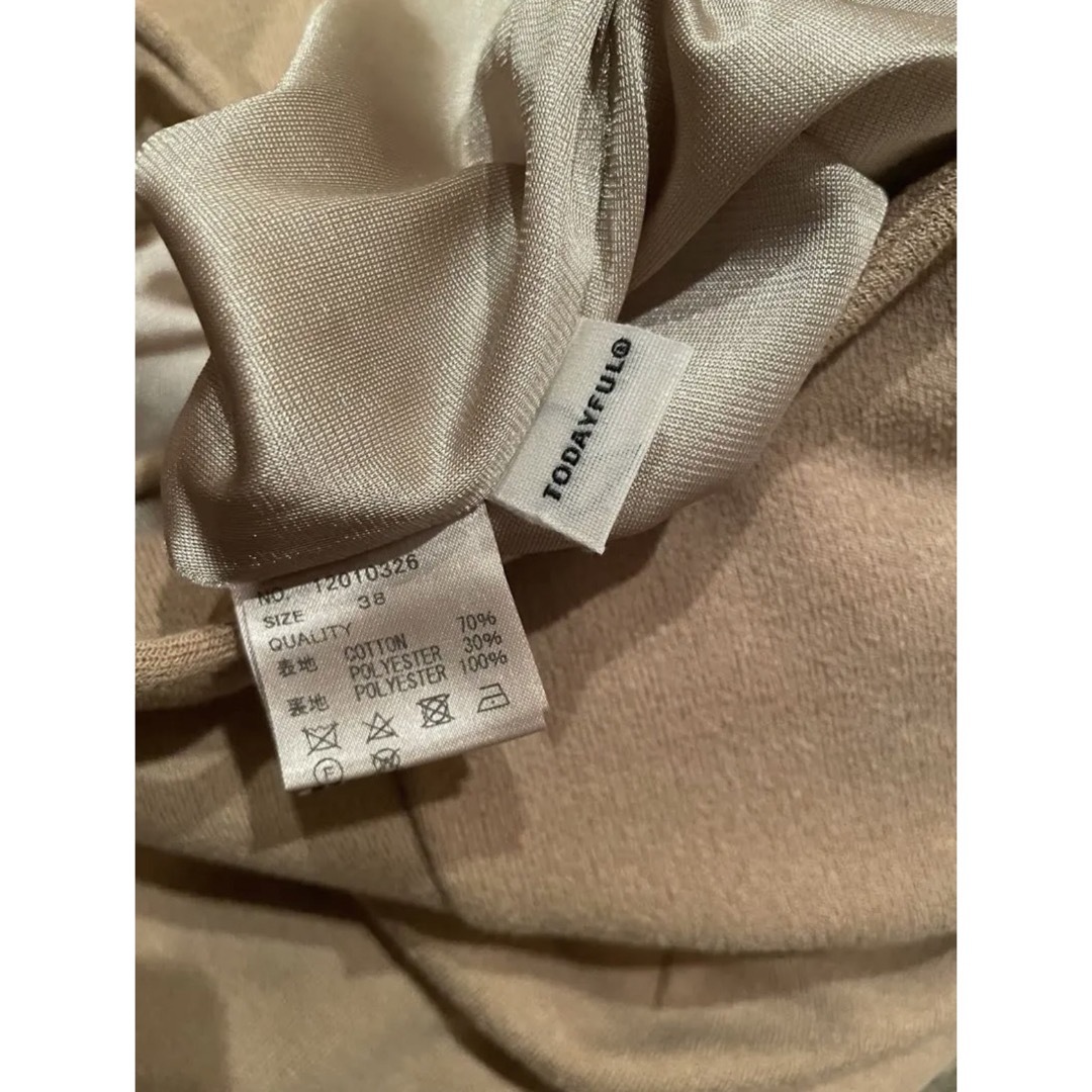 TODAYFUL トゥデイフル ペンシルキャミソールドレス M 38 ベージュ