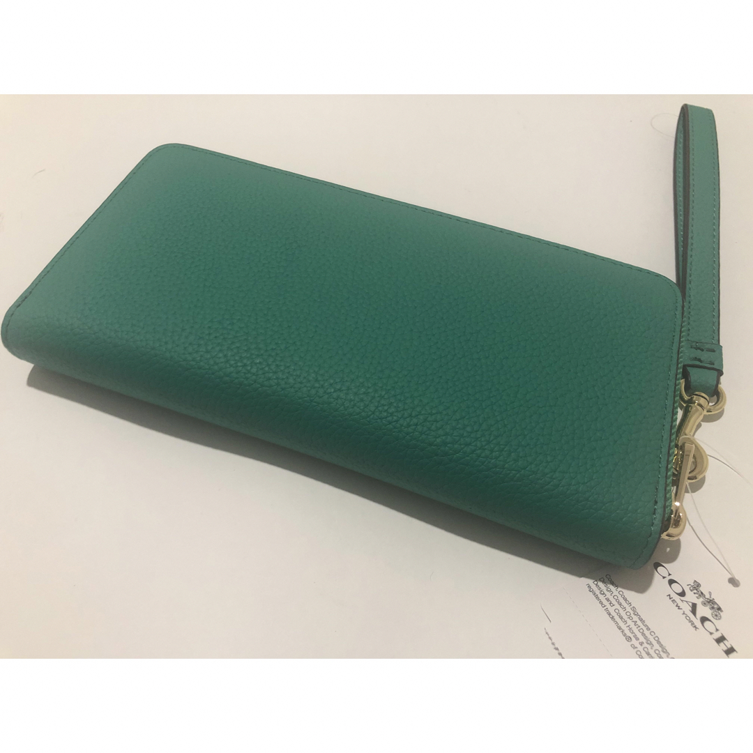 COACH(コーチ)の新品未使用 C3411 COACH コーチ 長財布 グリーン メンズのファッション小物(長財布)の商品写真