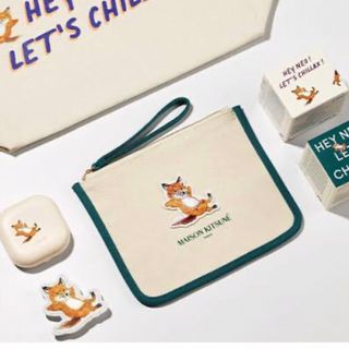 メゾンキツネ(MAISON KITSUNE')のメゾンキツネ　ラネージュ　ポーチ(ポーチ)