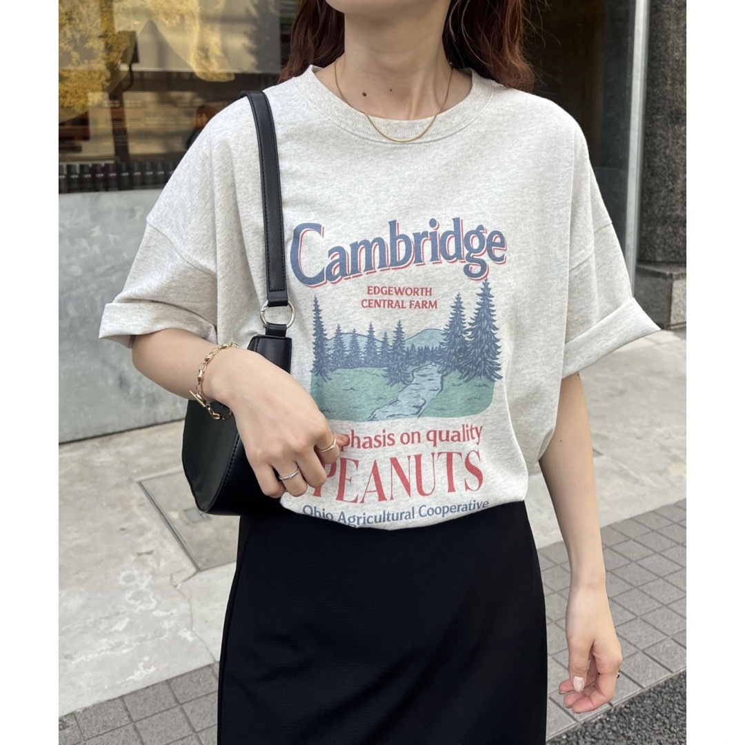 【新品タグ付き】Discoat CamBridgeスーベニアビック Tシャツ　 レディースのトップス(Tシャツ(半袖/袖なし))の商品写真