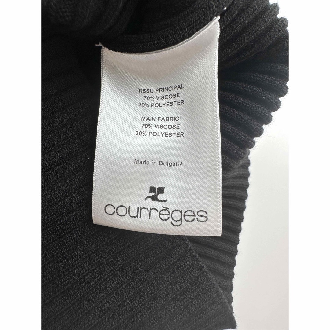 Courreges - 新品未使用 正規品 クレージュ ロゴ 半袖ニット トップス