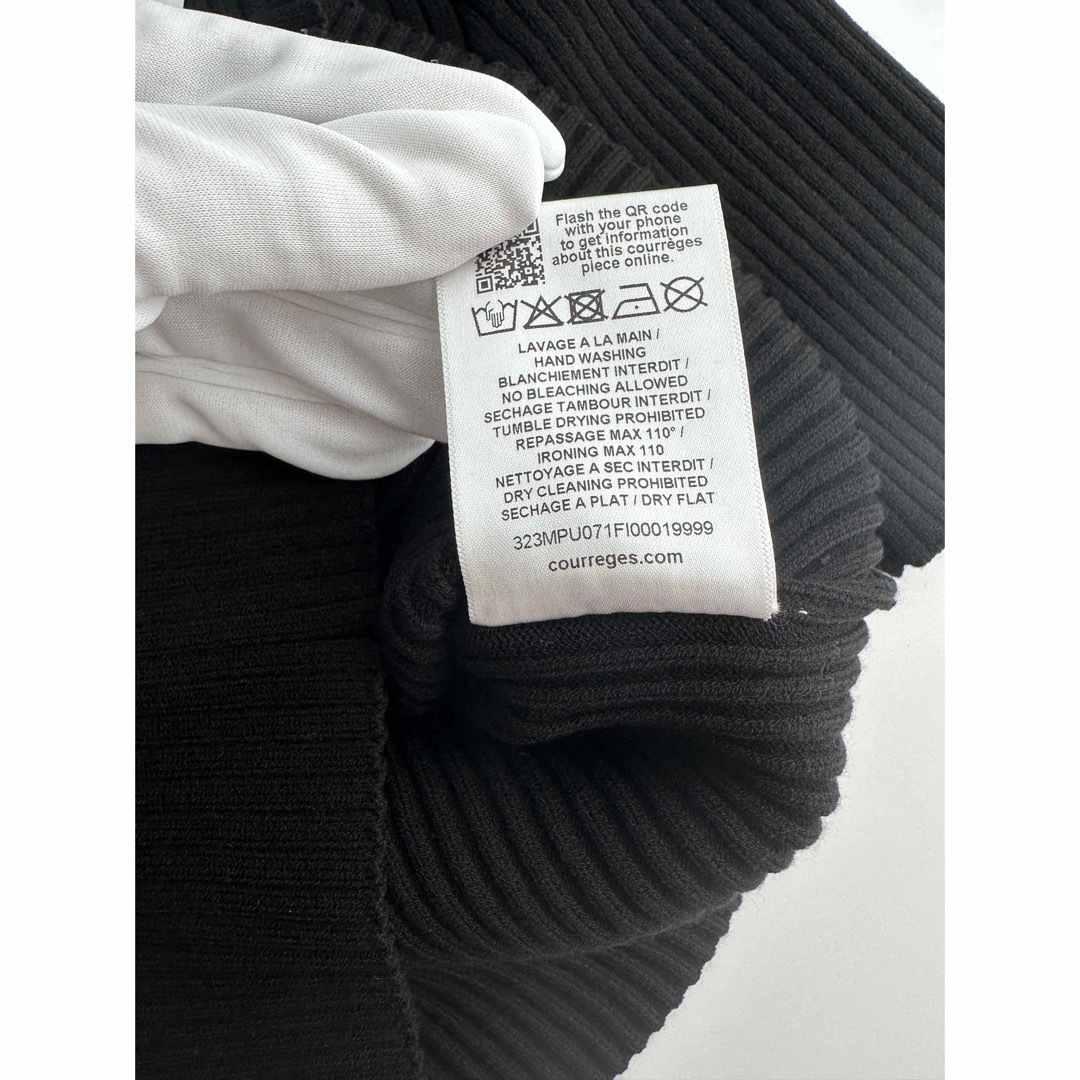 Courreges - 新品未使用 正規品 クレージュ ロゴ 半袖ニット トップス