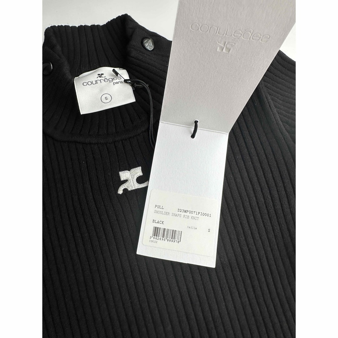 Courreges - 新品未使用 正規品 クレージュ ロゴ 半袖ニット トップス