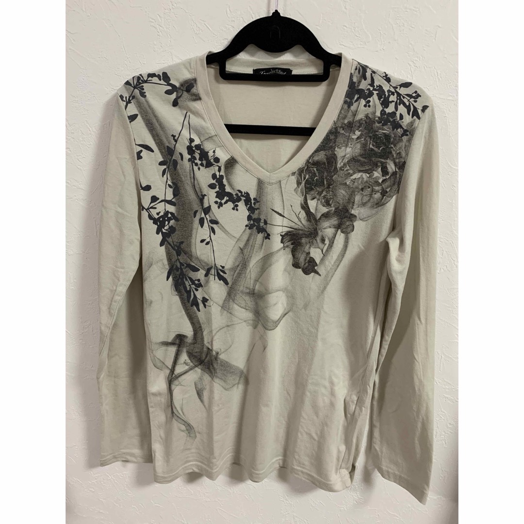 TORNADO MART(トルネードマート)のトルネードマート ロングTシャツ サイズL ベージュ系 メンズのトップス(Tシャツ/カットソー(七分/長袖))の商品写真