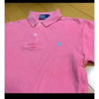 ポロラルフローレン(POLO RALPH LAUREN)のラルフローレンピンクコットンカノコポロ(ポロシャツ)