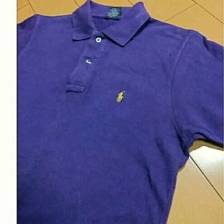 ポロラルフローレン(POLO RALPH LAUREN)のラルフローレンパープルコットンカノコポロ(ポロシャツ)