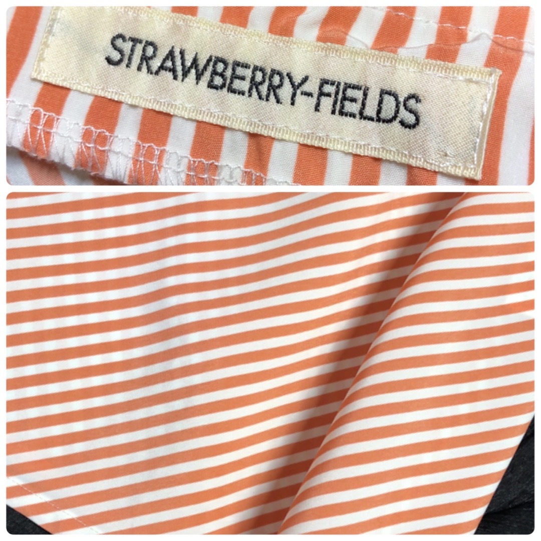 STRAWBERRY-FIELDS(ストロベリーフィールズ)のストロベリーフィールズのふんわりフリルブラウス レディースのトップス(シャツ/ブラウス(半袖/袖なし))の商品写真
