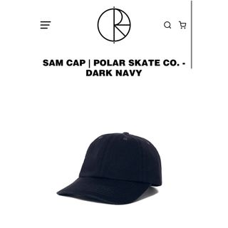 ポラール(POLAR)のSAM CAP | POLAR SKATE CO. - DARK NAVY(キャップ)