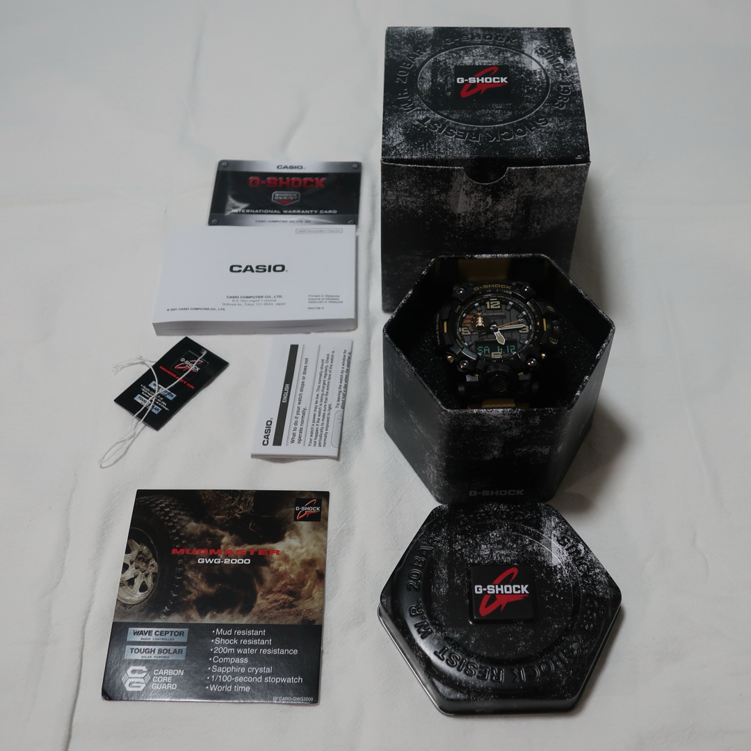 G-SHOCK(ジーショック)の【美品】gwg-2000   G-SHOCK  タフソーラー マッドマスター 陸 メンズの時計(腕時計(デジタル))の商品写真