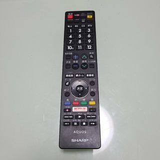 アクオス(AQUOS)のテレビ用リモコン　シャープ　SHARP　アクオス　AQUOS(テレビ)