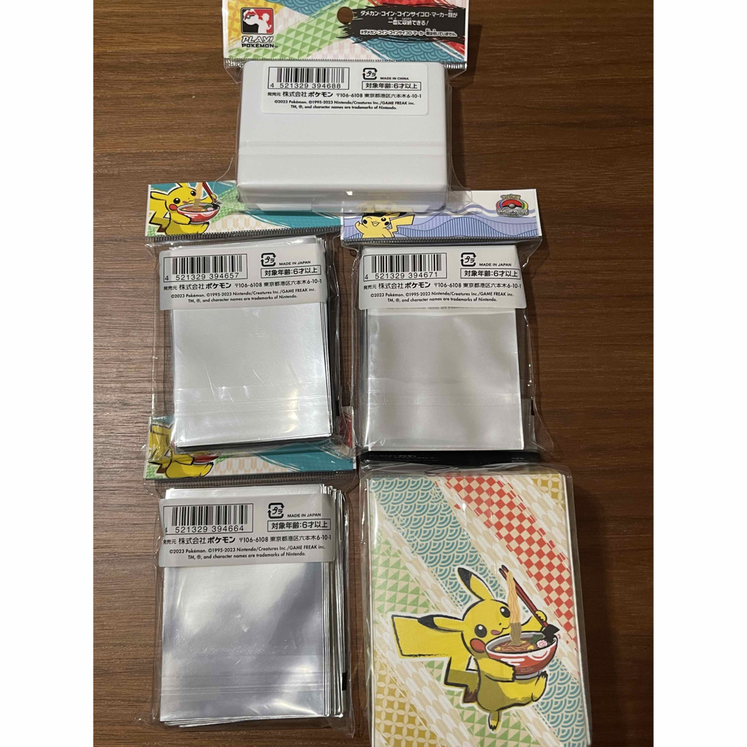ポケモン - wcs2023 デッキシールド スリーブ 3個セット+ダメカン+