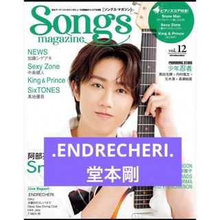 キンキキッズ(KinKi Kids)のsongs magazine ENDRECHERI 堂本剛　切り抜き(アート/エンタメ/ホビー)