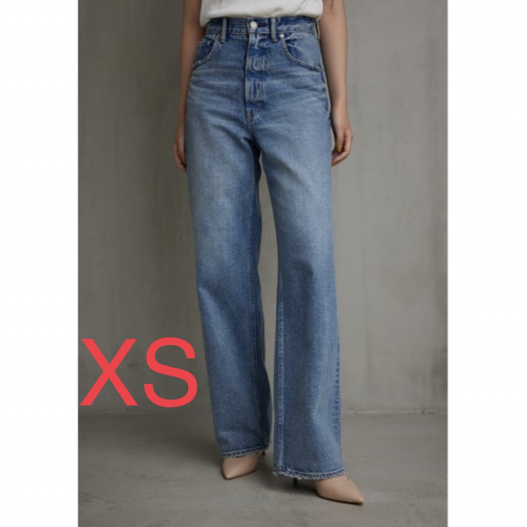 タグ付き新品未使用　AZUL DENIM/ハイウエストワイドデニムⅣ XS