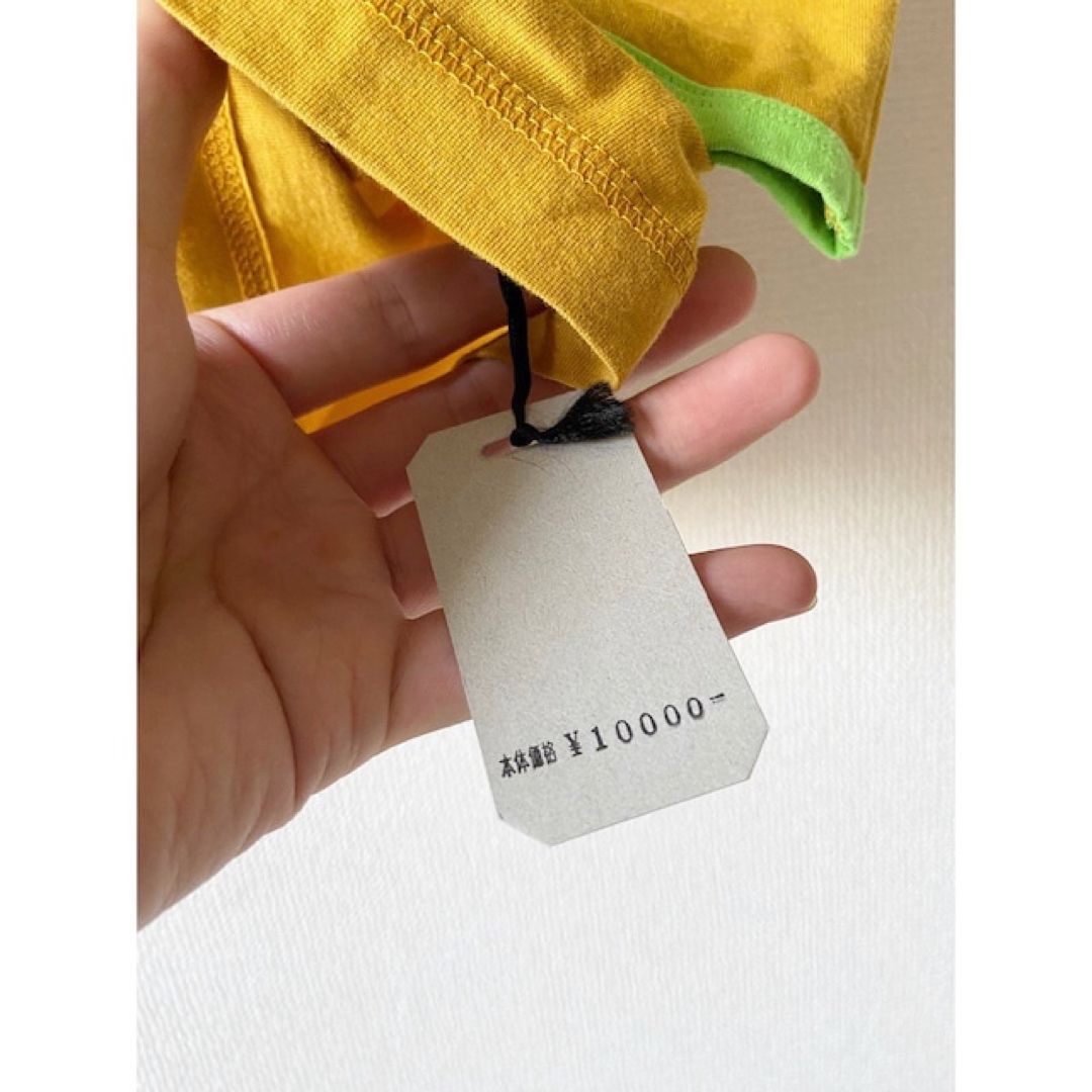未使用品? gourmet jeans ネオングリーン マスタード カットソーの