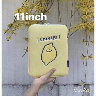 最安値！iPad タブレット収納 タブレットケース 韓国 レモン(タブレット)