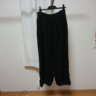 ネストローブ(nest Robe)のネストローブ リネン ブラック パンツ(ワークパンツ/カーゴパンツ)