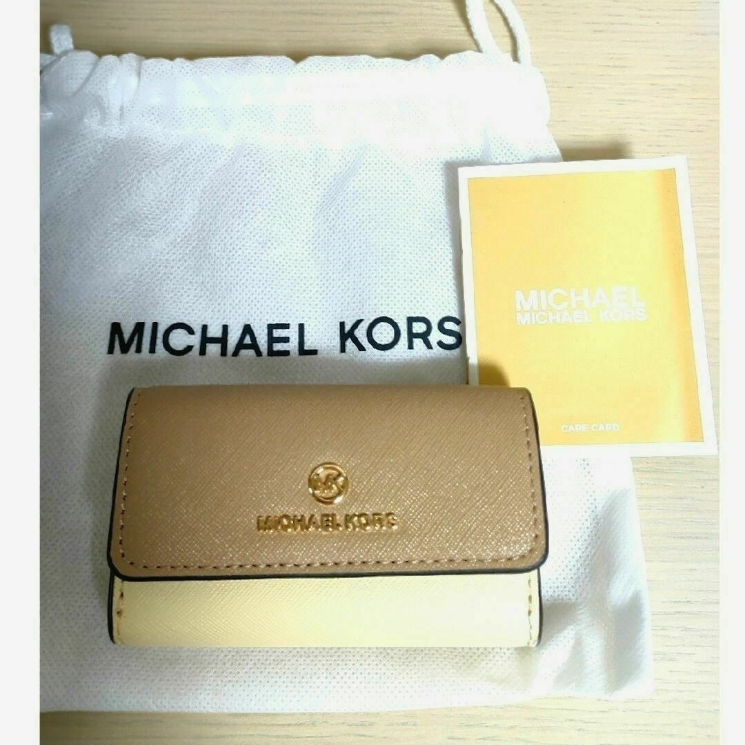 Michael Kors(マイケルコース)の【新品未使用】コーチ 　バイカラーキーケース レディースのファッション小物(キーケース)の商品写真