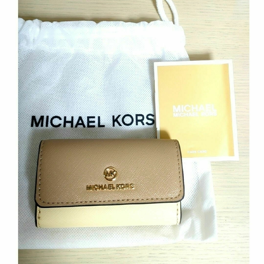 Michael Kors(マイケルコース)の【新品未使用】コーチ 　バイカラーキーケース レディースのファッション小物(キーケース)の商品写真