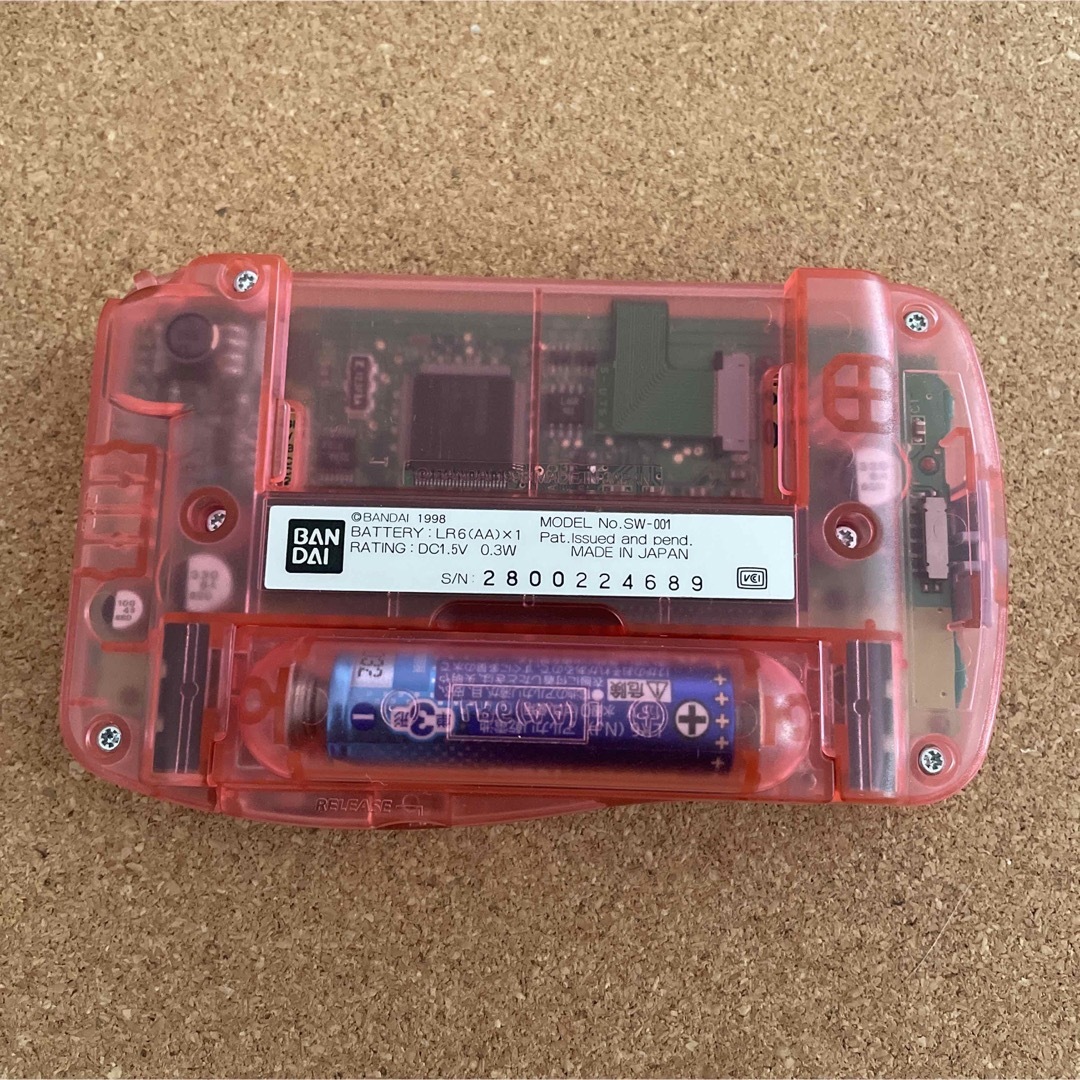 BANDAI(バンダイ)のBANDAI 旧世代ゲーム機本体 WONDERSWAN COLOR エンタメ/ホビーのゲームソフト/ゲーム機本体(携帯用ゲーム機本体)の商品写真