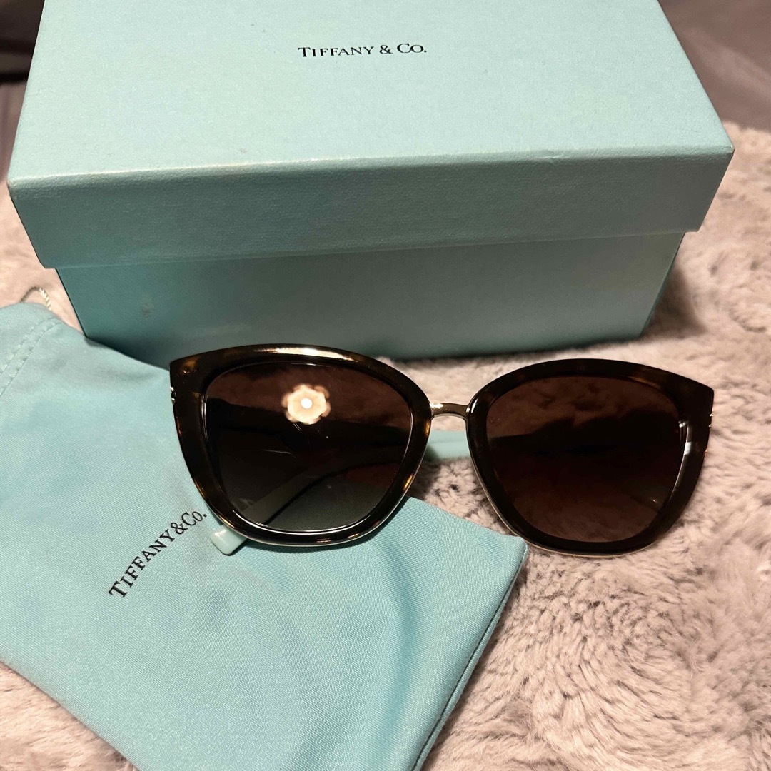 Tiffany & Co. - ティファニー サングラス べっ甲 柄 Tiffanyの Tiffany & Co. - ティファニー サングラス べっ甲 柄 Tiffanyの