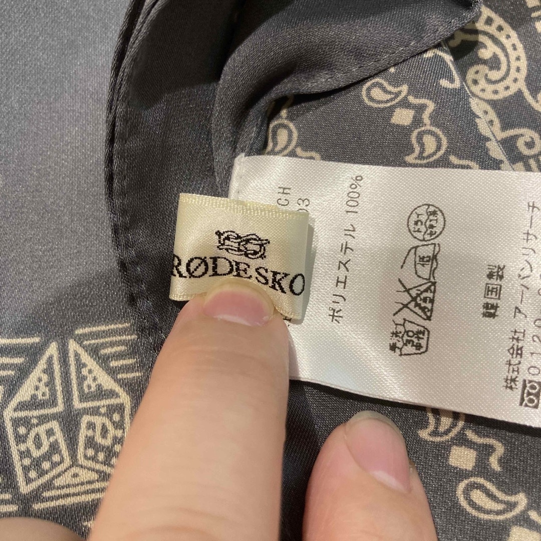 RODE SKO(ロデスコ)のRODE SKO スカーフ レディースのファッション小物(バンダナ/スカーフ)の商品写真