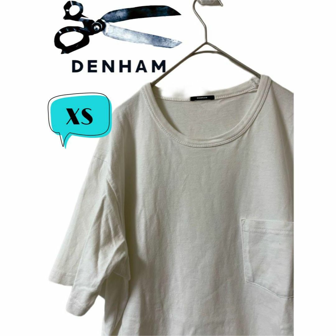 DENHAM Vネック、ポケットＴシャツ