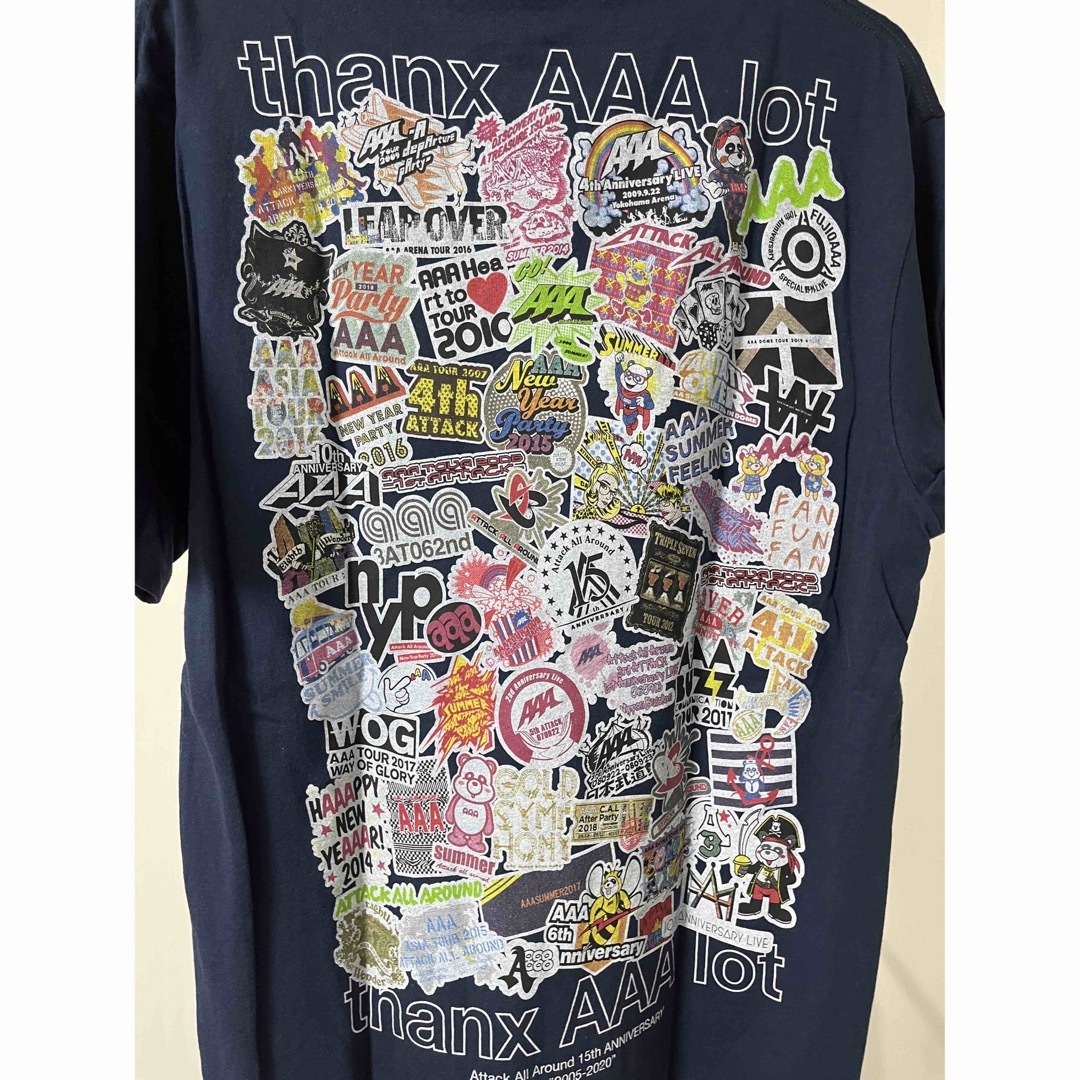 AAA(トリプルエー)のAAA ライブ　Ｔシャツ エンタメ/ホビーのタレントグッズ(ミュージシャン)の商品写真