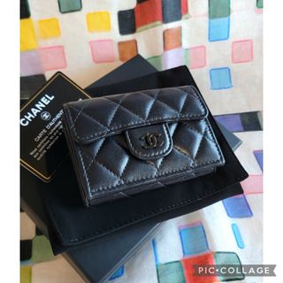 シャネル(CHANEL)の新同 激レア CHANEL マトラッセ クラシック コンパクトウォレット(財布)