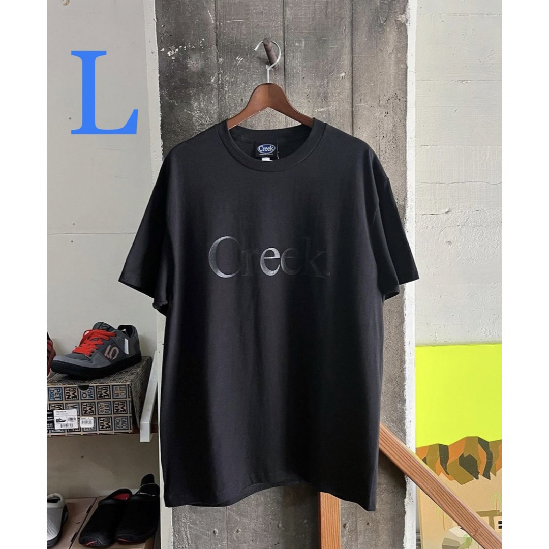 Creek Anglers Device LOGO Tee グレー　Lサイズ