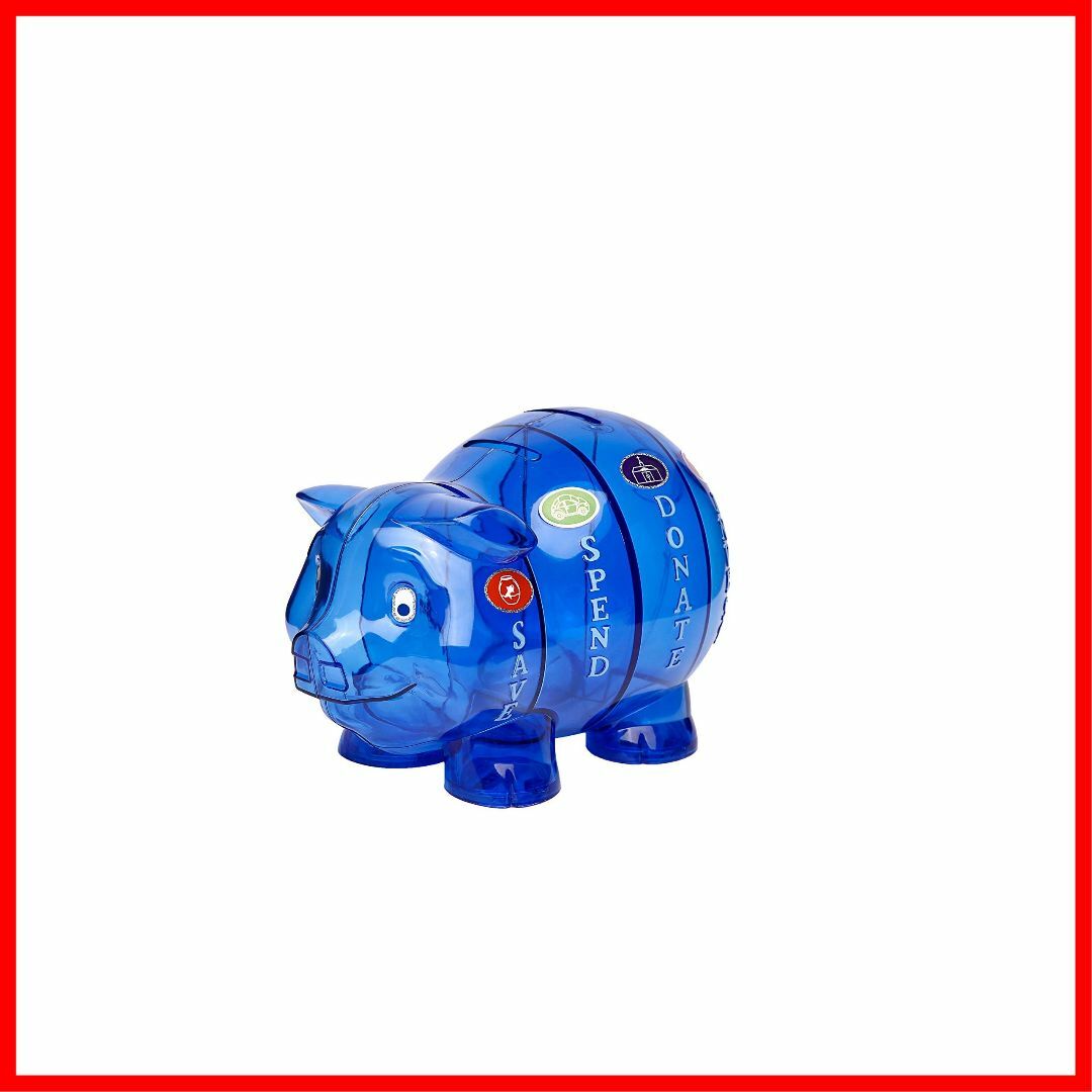 【色:Blue】Piggy Bank, ピギーバンク , 貯金箱 子供金融教育貯