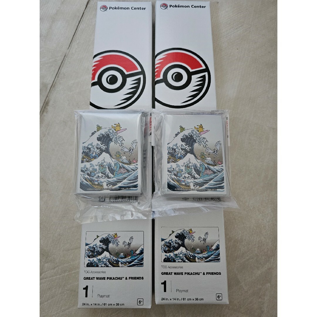ポケモンWCS 2023 プレイマット スリーブ ダメカン デッキシールド