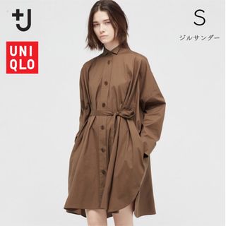 ジルサンダー(Jil Sander)の【UNIQLO】J+ S ジルサンダー ワンピース オーバーサイズシャツ(ひざ丈ワンピース)