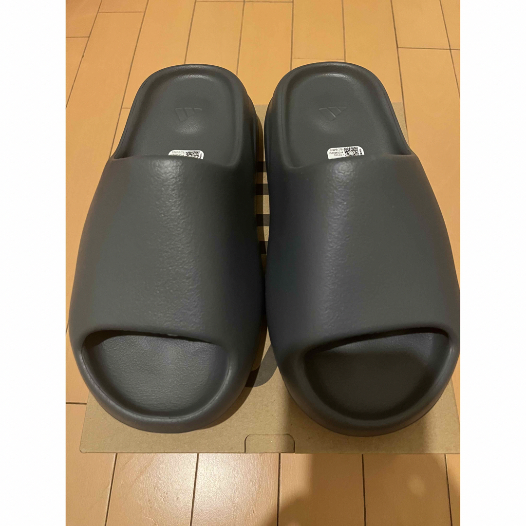 定価 24.5cm adidas yeezy slide slate grey - サンダル