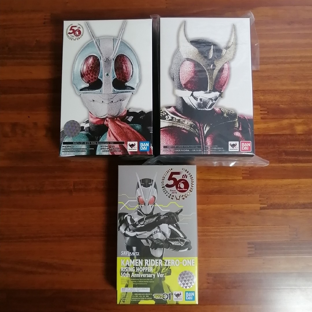 真骨彫製法 S.H.Figuarts 仮面ライダー新1号 クウガ ゼロワン 東映