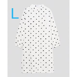 グラニフ(Design Tshirts Store graniph)のグラニフ　まる子ドット　ちびまる子ちゃんコラボ　ロングシャツ　Lサイズ(その他)