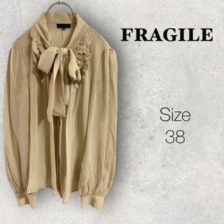 フラジール(FRAGILE)の5a931 フラジール　FRAGILE レディース　ブラウス　透け感有り　フリル(シャツ/ブラウス(長袖/七分))