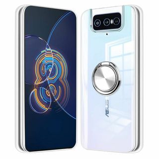 【在庫処分】Asus ZenFone 8 Flip ケース クリア リング付き (その他)