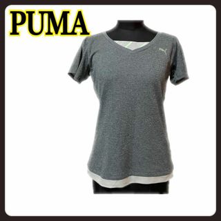 プーマ(PUMA)の美品プーマ  Power Cool SS Tee 半袖Tシャツ レディース M(Tシャツ(半袖/袖なし))