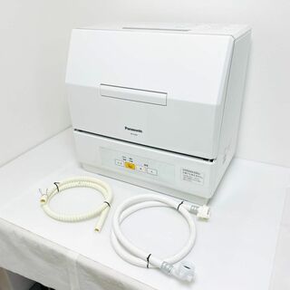 パナソニック(Panasonic)の21年製 Panasonic 小型食洗機 NP-TCM4 プチ食洗 ホワイト(食器洗い機/乾燥機)